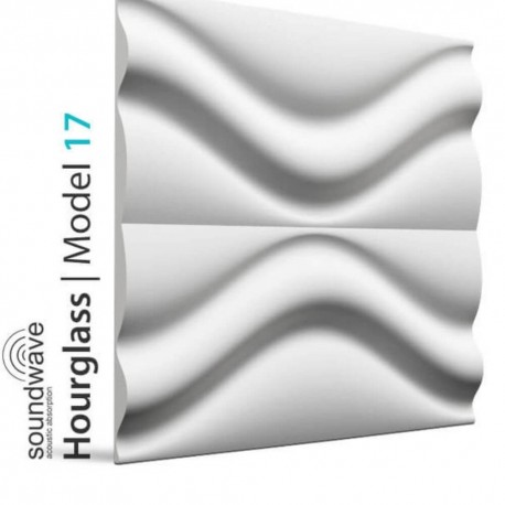 Sádrový panel 3D Model 17 HOURGLASS